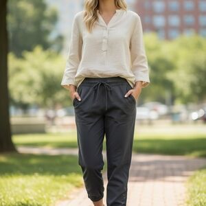 Prana Women's Casual Gray  Capri Pants Size M